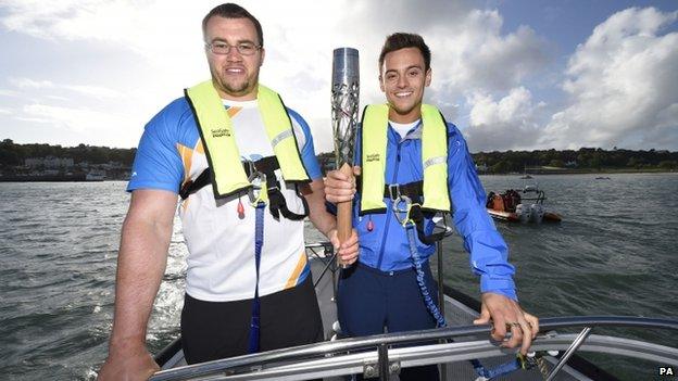 Zane Duquemin and Tom Daley