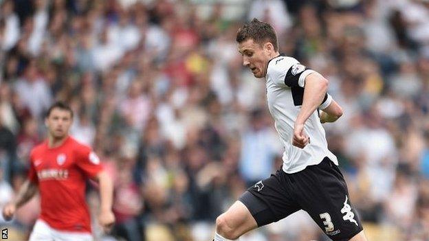 Derby midfielder Craig Forsyth