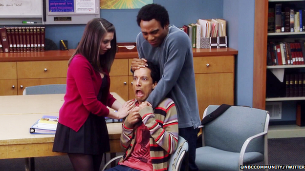 The cast of Community