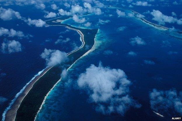 Diego Garcia from the air