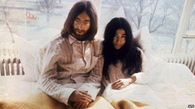 John Lennon and Yoko Ono