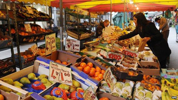 Fruit and veg stall