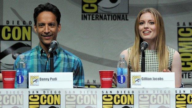 Danny Pudi and Gillian Jacobs