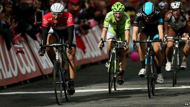 Marcel Kittel wins the 3rd state of the Giro d'Italia