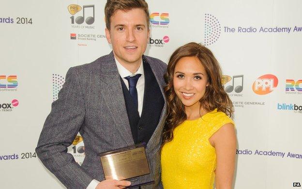 Myleen Klass and Greg James