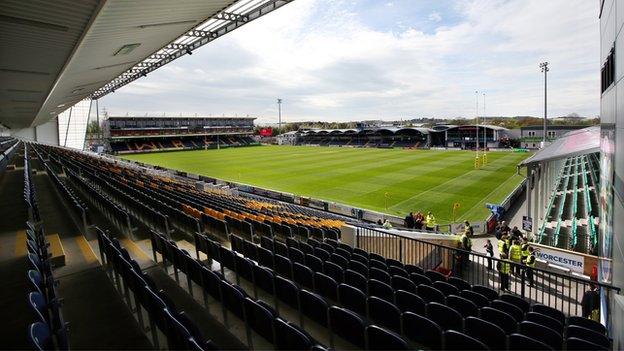 Sixways, home of Worcester Warriors