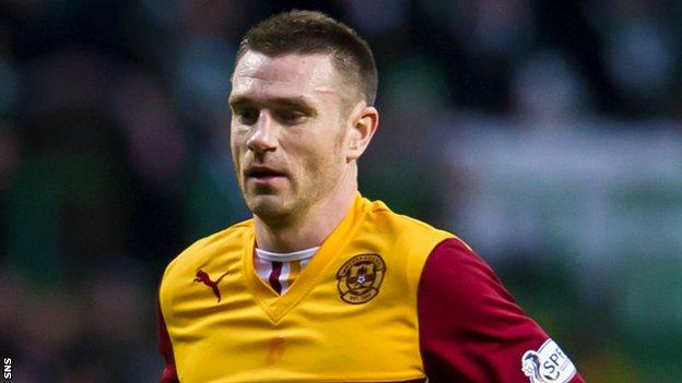 Motherwell defender Stephen McManus