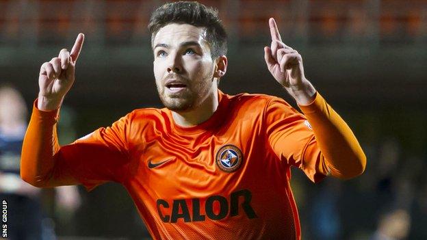 Dundee United's Ryan Dow