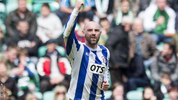 Kilmarnock striker Kris Boyd