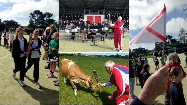 Baton relay in Jersey