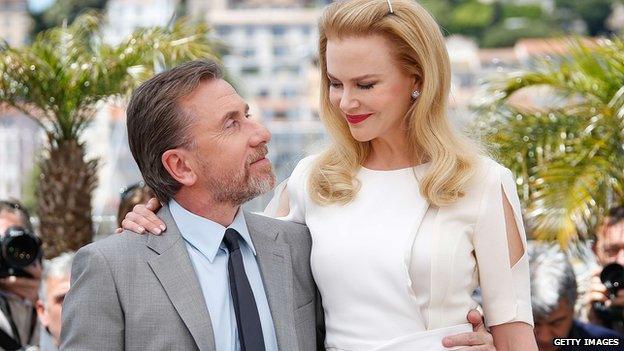 Tim Roth and Nicole Kidman at the Cannes Film Festival