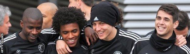 Ramires, Willian, David Luiz and Oscar