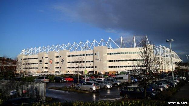 The link road will help improve traffic from the Liberty Stadium to the city centre on match days