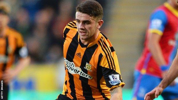 Hull City midfielder Robbie Brady