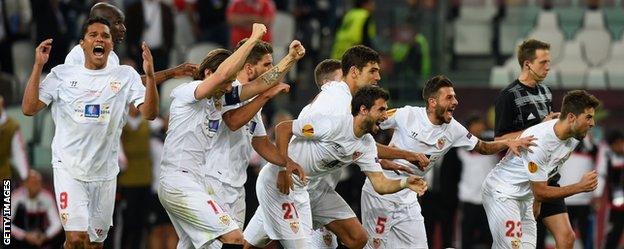 Sevilla win the Europa League