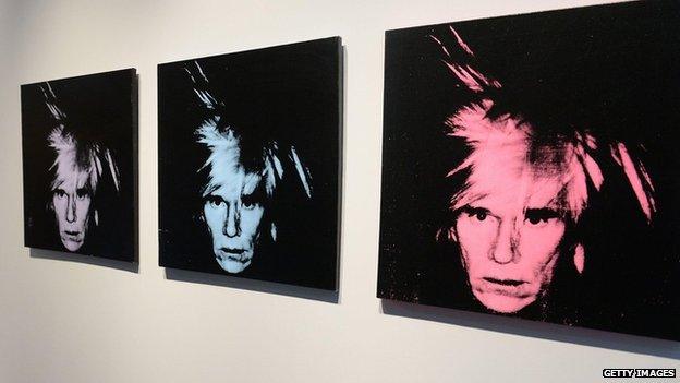 Andy Warhol, self-portraits