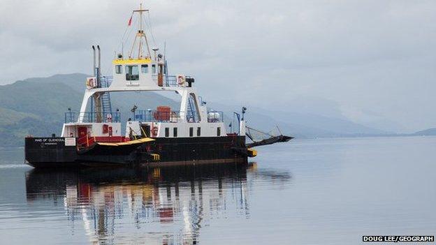 Corran Ferry reserve vessel MV Maid of Glencoul