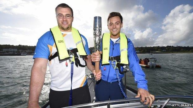 Zane Duquemin and Tom Daley