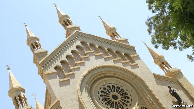 St Matthew's Catholic Cathedral near the Sudanese capital Khartoum