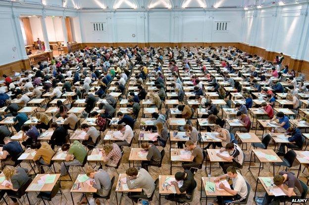 Exam hall at UCL