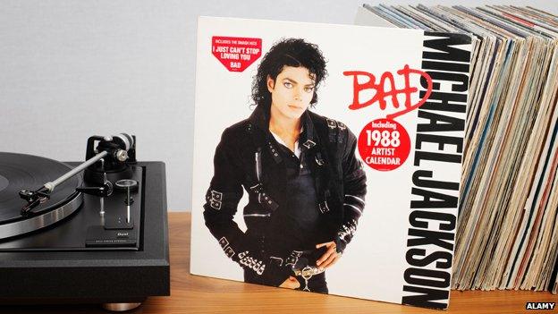 Cover of Michael Jackson's "Bad" LP