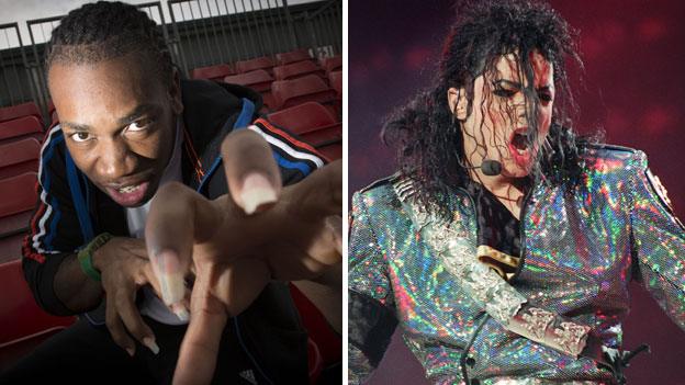 Yohan Blake and Michael Jackson