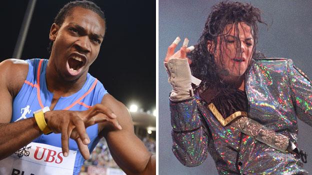 Yohan Blake and Michael Jackson