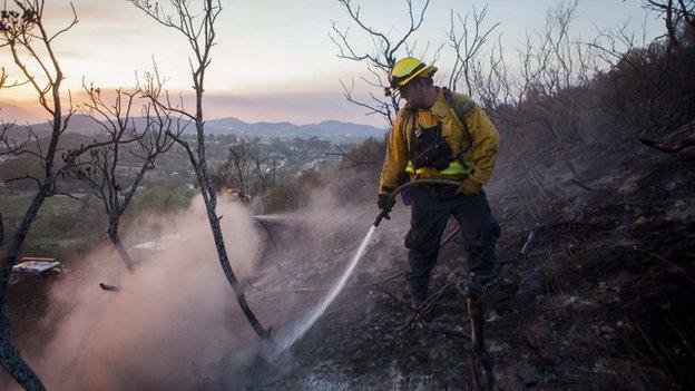 Firefighter in San Marcos