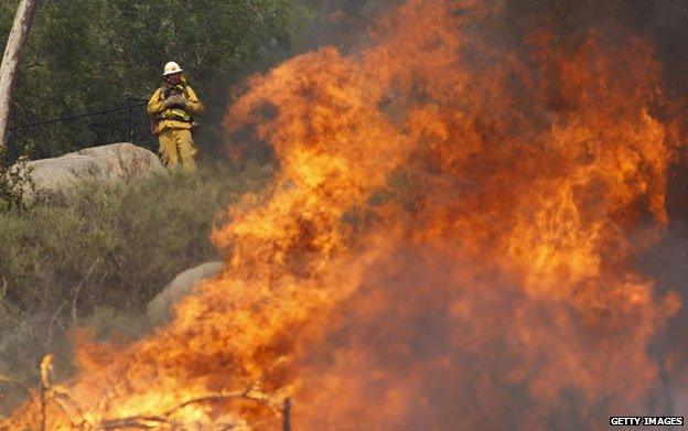 Firefighter in San Marcos