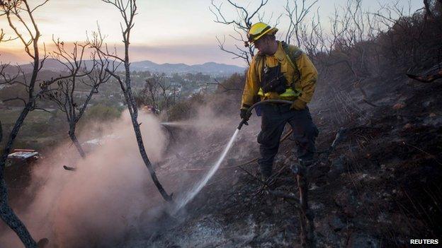 Firefighter in San Marcos
