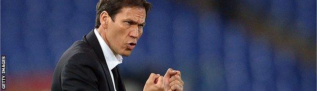 Roma coach Rudi Garcia