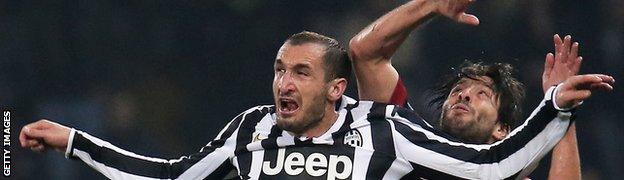 Juventus defender Giorgio Chiellini