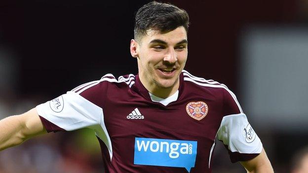 Hearts defender Callum Paterson