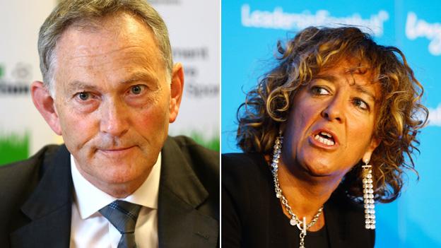 Richard Scudamore & Heather Rabbatts