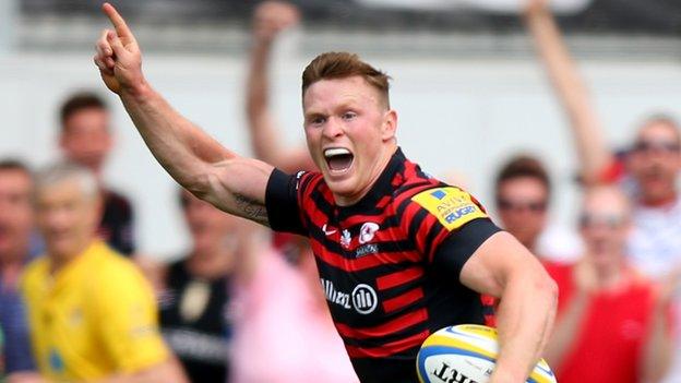 Chris Ashton celebrates