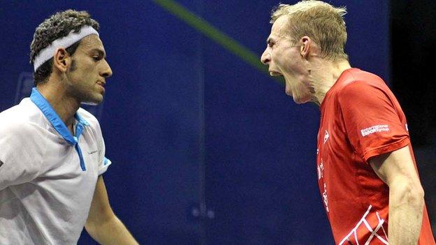 Mohamed Elshorbagy and Nick Matthew