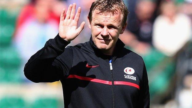 Saracens director of rugby Mark McCall