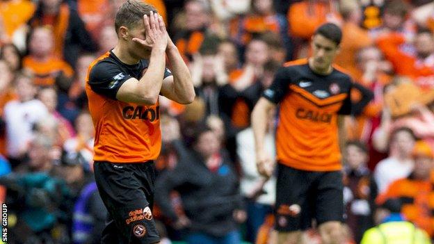 Dundee United lost out in a Scottish Cup final for the eighth