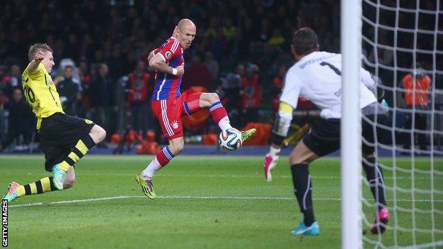 Bayern Munich's Arjen Robben