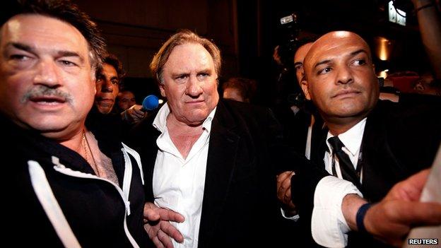 File photo: Gerard Depardieu in Cannes