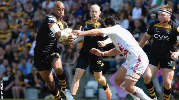 Tom Varndell of Wasps v Stade Francais