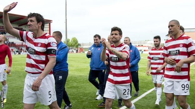 Hamilton meet Hibs in the play-off final