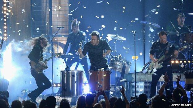 Imagine Dragons perform at the Billboard Music Awards