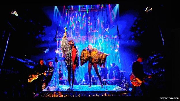 Wayne Coyne and Miley Cyrus