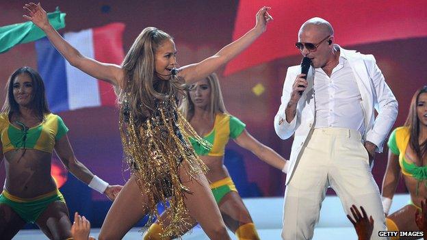 Jennifer Lopez and Pitbull