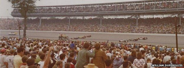 The start of the Indy 500, May 1971