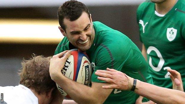 Ireland winger Dave Kearney