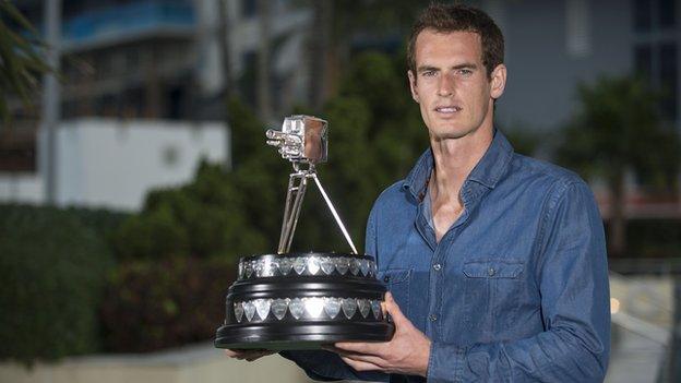 Andy Murray won last year's sports personality of the year award