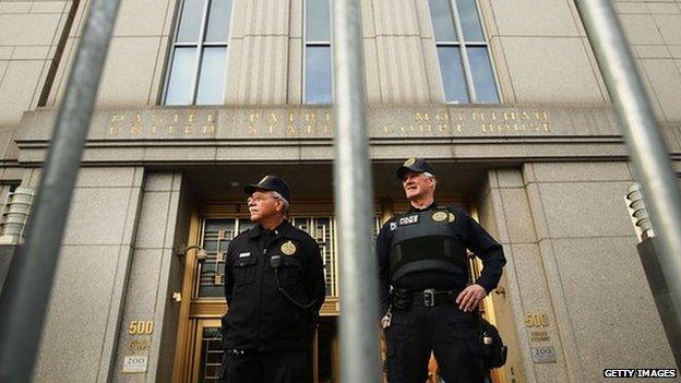 The New York court where Hamza was tried