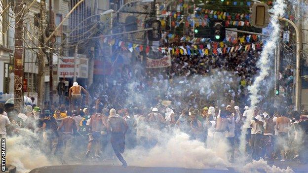 Protests in Brazil